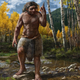 Artist’s imagining of Dragon Man in his habitat.